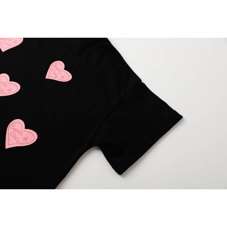 ポップハートプリントドロップショルダーTシャツ | URBAN CHERRY | 詳細画像13 