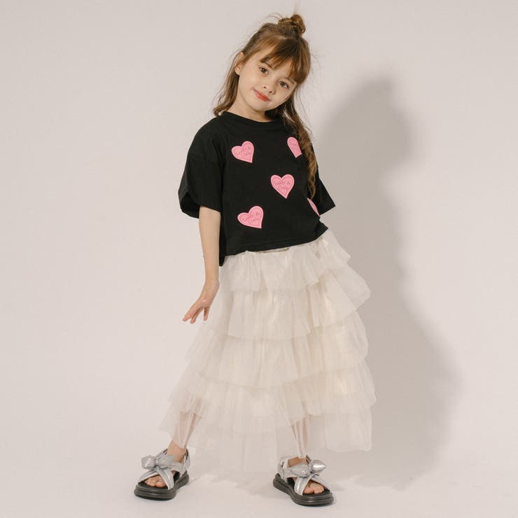 ポップハートプリントドロップショルダーTシャツ | URBAN CHERRY | 詳細画像3 