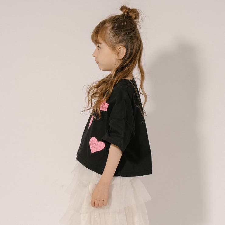 ポップハートプリントドロップショルダーTシャツ | URBAN CHERRY | 詳細画像5 