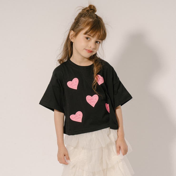 ポップハートプリントドロップショルダーTシャツ | URBAN CHERRY | 詳細画像7 