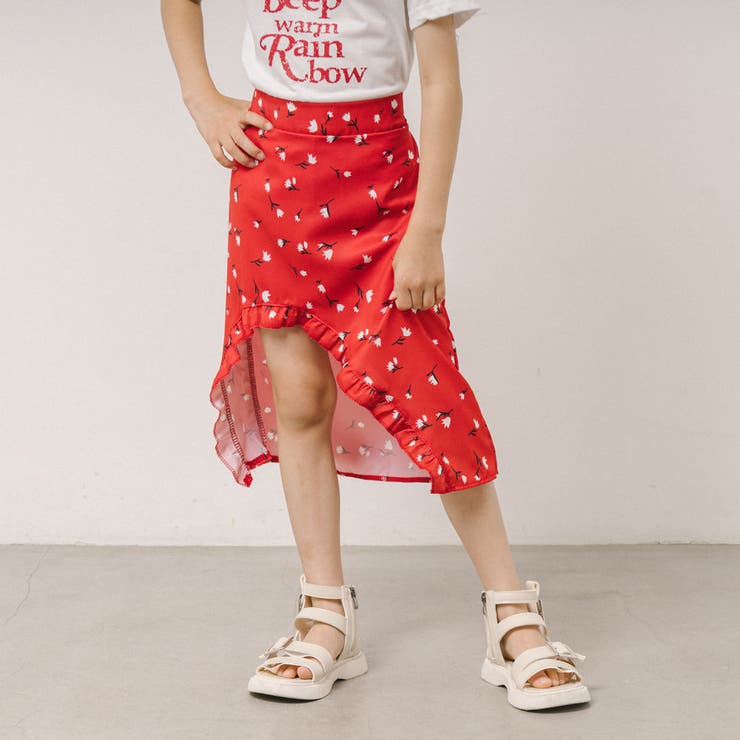 【2点セット】ロゴプリントTシャツ＋アシンメトリーデザインスカート | URBAN CHERRY | 詳細画像9 