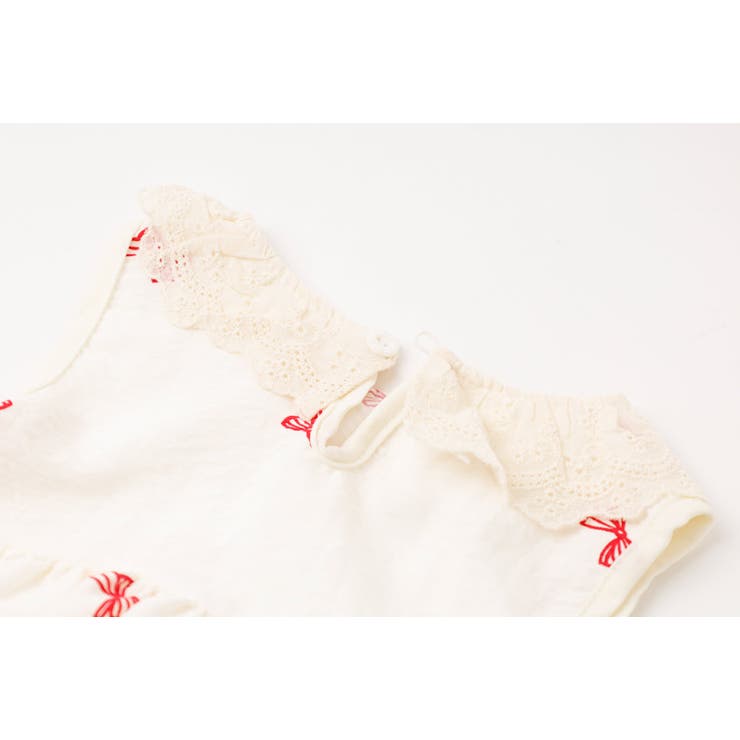 【2点セット】フリルカラーデザインリボンペプラムトップス＋ストレートパンツ | URBAN CHERRY | 詳細画像21 