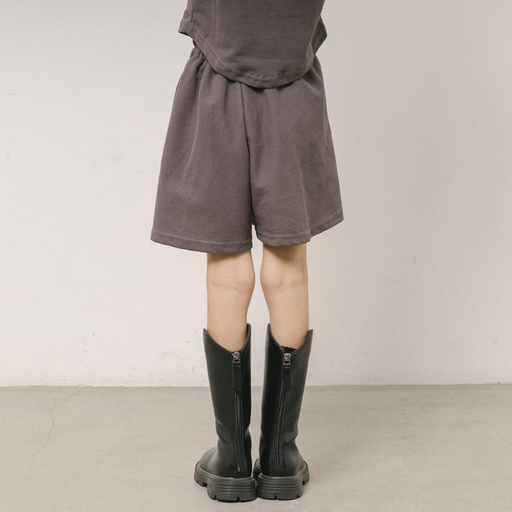 【2点セット】ワンポイントロゴノースリーブトップス＋ショートパンツ | URBAN CHERRY | 詳細画像16 