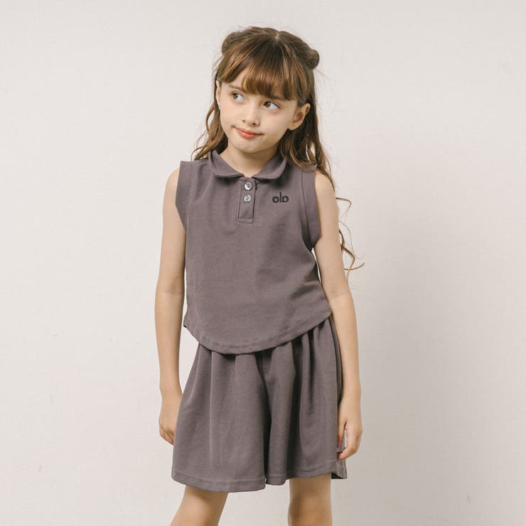 【2点セット】ワンポイントロゴノースリーブトップス＋ショートパンツ | URBAN CHERRY | 詳細画像36 