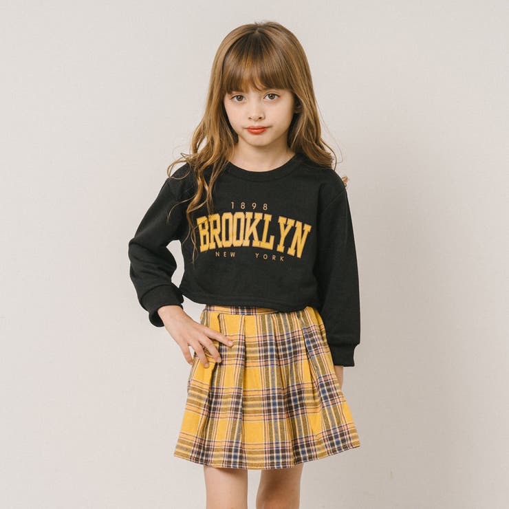 ロゴクロップドトレーナー＋チェックプリーツスカート | URBAN CHERRY | 詳細画像24 