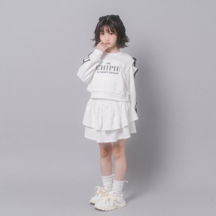 【CHIPIE/シピ】レースリボンカットショルダートップス+ティアードスカート | URBAN CHERRY | 詳細画像22 