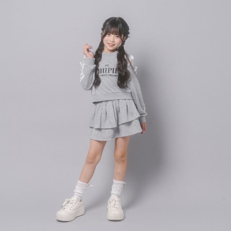 【CHIPIE/シピ】レースリボンカットショルダートップス+ティアードスカート | URBAN CHERRY | 詳細画像24 