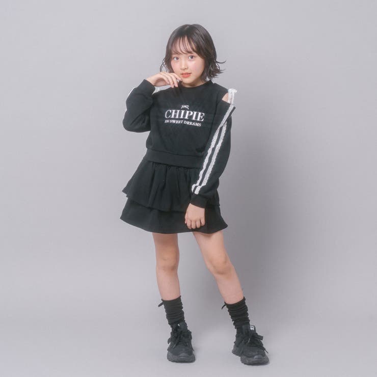 【CHIPIE/シピ】レースリボンカットショルダートップス+ティアードスカート | URBAN CHERRY | 詳細画像26 