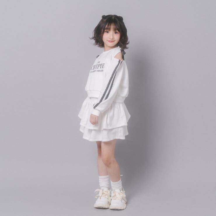 【CHIPIE/シピ】レースリボンカットショルダートップス+ティアードスカート | URBAN CHERRY | 詳細画像51 