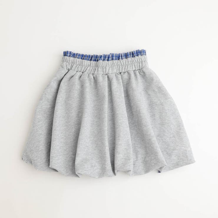 【2点セット】チェックシャツドッキングトレーナー＋リボンデザインスカート | URBAN CHERRY | 詳細画像14 