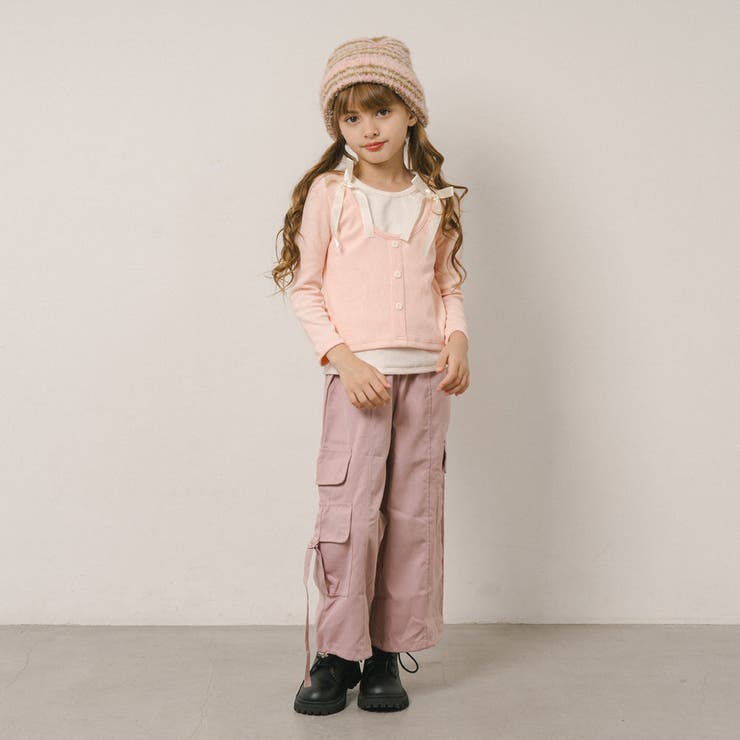 【2点セット】レイヤードライクリボントップス＋カーゴパンツ | URBAN CHERRY | 詳細画像19 