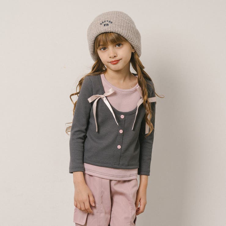 【2点セット】レイヤードライクリボントップス＋カーゴパンツ | URBAN CHERRY | 詳細画像37 