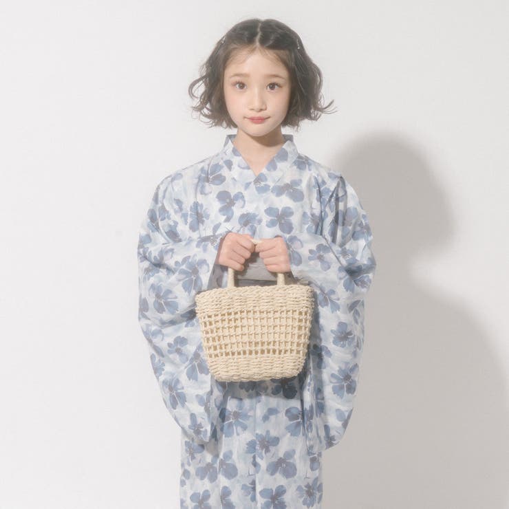 【被るだけ簡単＆アレンジ自在】ニュアンスフラワーワンピ浴衣（翠華）+兵児帯2点セ… | URBAN CHERRY | 詳細画像12 