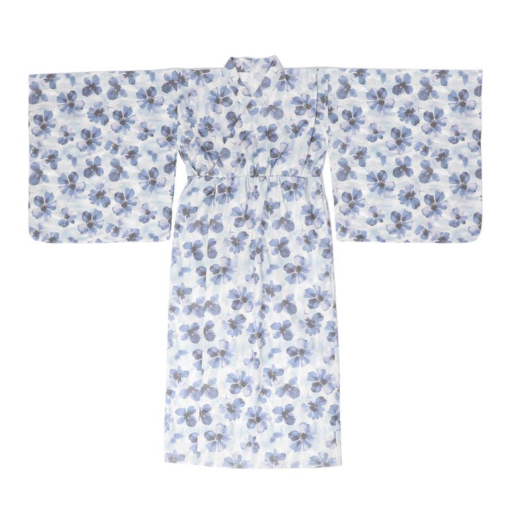 【被るだけ簡単＆アレンジ自在】ニュアンスフラワーワンピ浴衣（翠華）+兵児帯2点セ… | URBAN CHERRY | 詳細画像13 