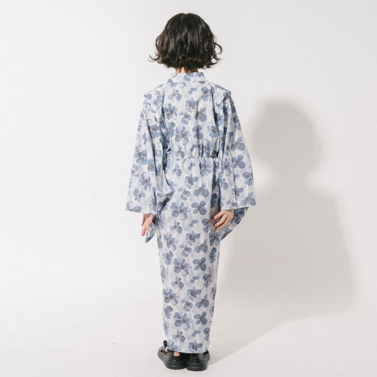 【被るだけ簡単＆アレンジ自在】ニュアンスフラワーワンピ浴衣（翠華）+兵児帯2点セ… | URBAN CHERRY | 詳細画像24 