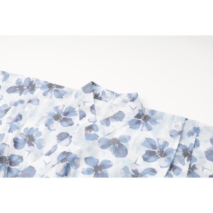 【被るだけ簡単＆アレンジ自在】ニュアンスフラワーワンピ浴衣（翠華）+兵児帯2点セ… | URBAN CHERRY | 詳細画像25 