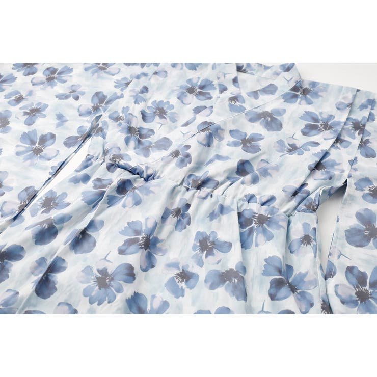 【被るだけ簡単＆アレンジ自在】ニュアンスフラワーワンピ浴衣（翠華）+兵児帯2点セ… | URBAN CHERRY | 詳細画像26 