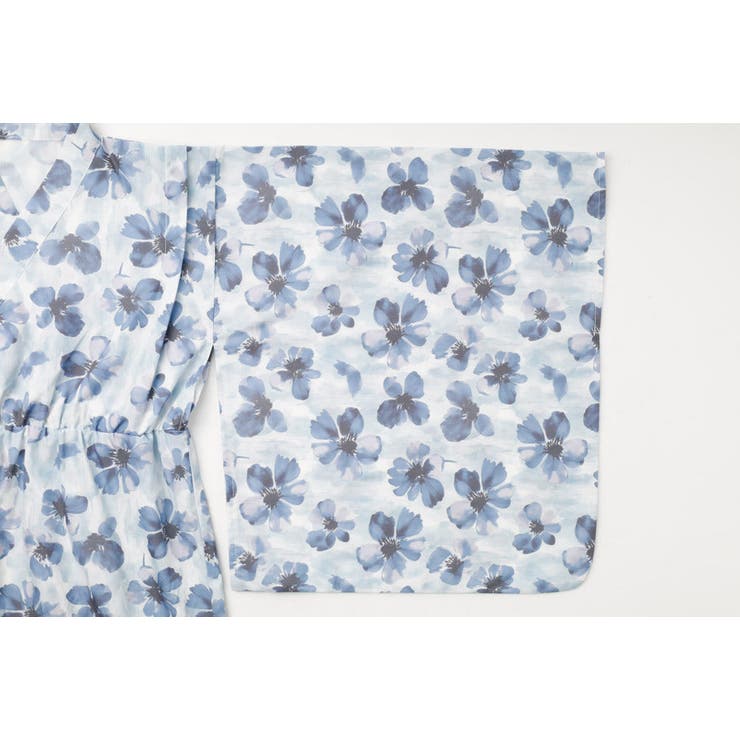 【被るだけ簡単＆アレンジ自在】ニュアンスフラワーワンピ浴衣（翠華）+兵児帯2点セ… | URBAN CHERRY | 詳細画像29 