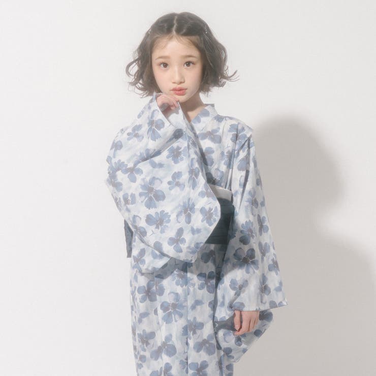 【被るだけ簡単＆アレンジ自在】ニュアンスフラワーワンピ浴衣（翠華）+兵児帯2点セ… | URBAN CHERRY | 詳細画像41 