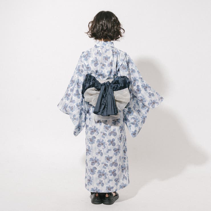 【被るだけ簡単＆アレンジ自在】ニュアンスフラワーワンピ浴衣（翠華）+兵児帯2点セ… | URBAN CHERRY | 詳細画像5 