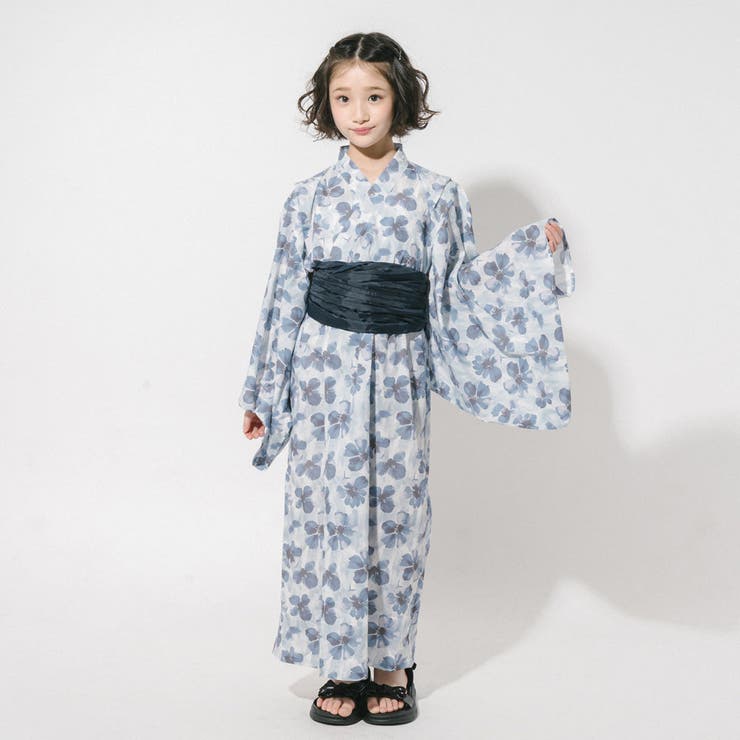 【被るだけ簡単＆アレンジ自在】ニュアンスフラワーワンピ浴衣（翠華）+兵児帯2点セ… | URBAN CHERRY | 詳細画像6 