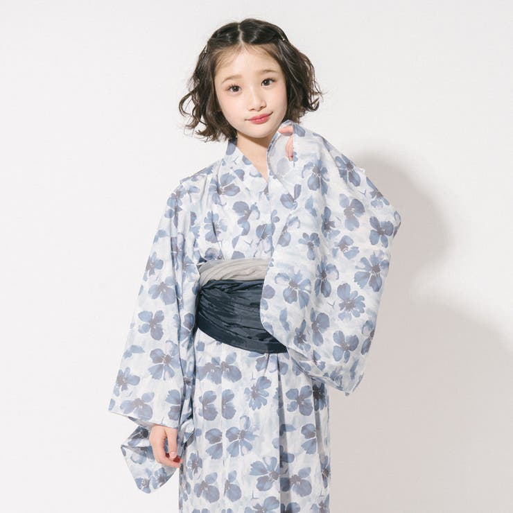 【被るだけ簡単＆アレンジ自在】ニュアンスフラワーワンピ浴衣（翠華）+兵児帯2点セ… | URBAN CHERRY | 詳細画像7 
