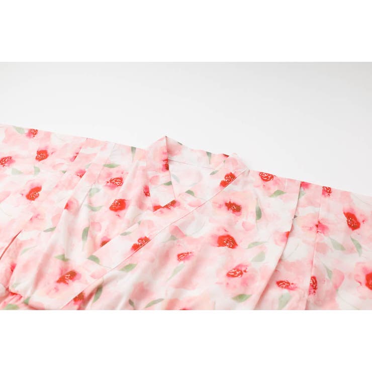 【被るだけ簡単＆アレンジ自在】ニュアンスフラワーワンピ浴衣（桃華）+兵児帯2点セ… | URBAN CHERRY | 詳細画像20 