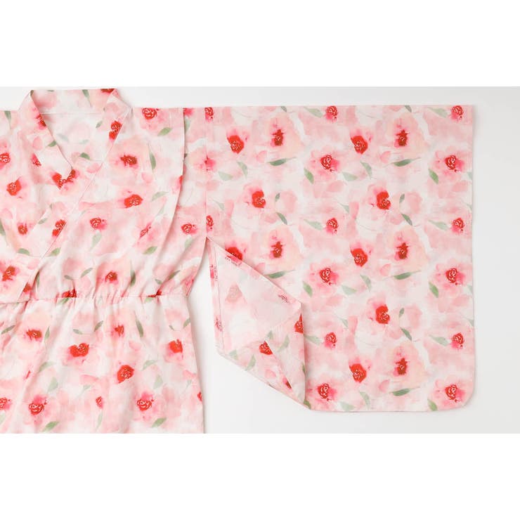 【被るだけ簡単＆アレンジ自在】ニュアンスフラワーワンピ浴衣（桃華）+兵児帯2点セ… | URBAN CHERRY | 詳細画像29 