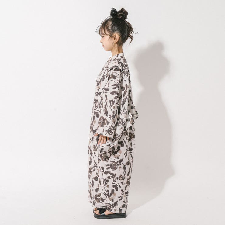 【被るだけ簡単＆アレンジ自在】ニュアンスフラワーワンピ浴衣（凛華）+兵児帯2点セ… | URBAN CHERRY | 詳細画像22 