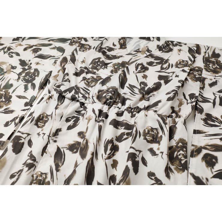 【被るだけ簡単＆アレンジ自在】ニュアンスフラワーワンピ浴衣（凛華）+兵児帯2点セ… | URBAN CHERRY | 詳細画像26 