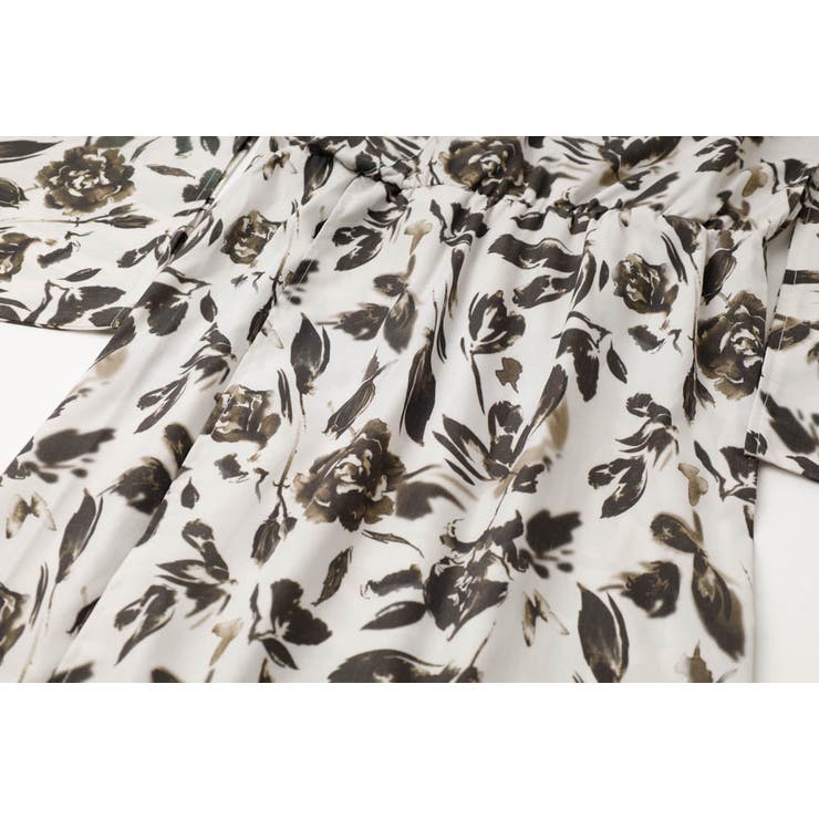 【被るだけ簡単＆アレンジ自在】ニュアンスフラワーワンピ浴衣（凛華）+兵児帯2点セ… | URBAN CHERRY | 詳細画像27 