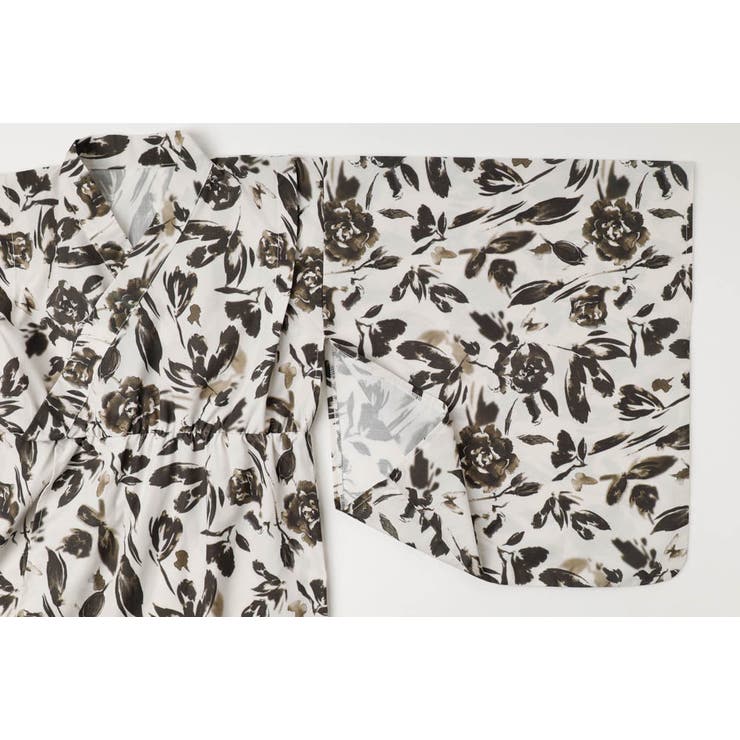 【被るだけ簡単＆アレンジ自在】ニュアンスフラワーワンピ浴衣（凛華）+兵児帯2点セ… | URBAN CHERRY | 詳細画像34 