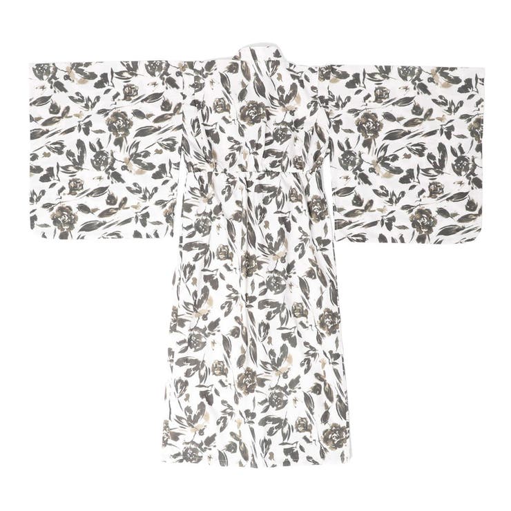 【被るだけ簡単＆アレンジ自在】ニュアンスフラワーワンピ浴衣（凛華）+兵児帯2点セ… | URBAN CHERRY | 詳細画像5 