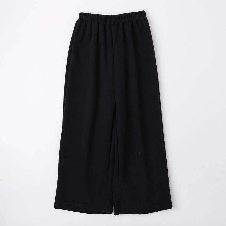 【2点セット】バイカラーフロントリボンデザインジップトップス＋ストレートパンツ | URBAN CHERRY | 詳細画像18 