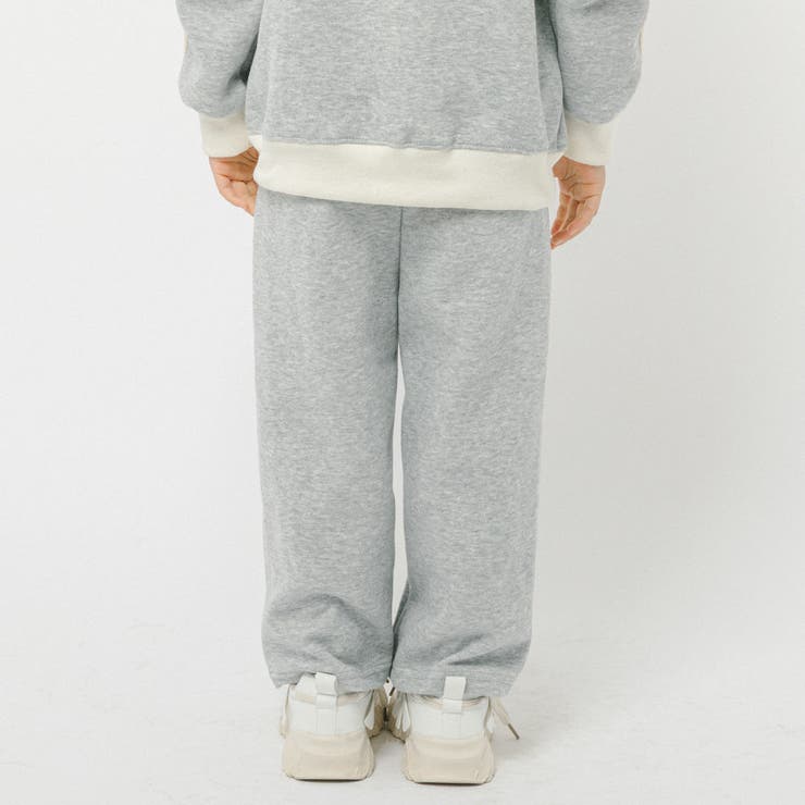 【2点セット】バイカラーフロントリボンデザインジップトップス＋ストレートパンツ | URBAN CHERRY | 詳細画像22 