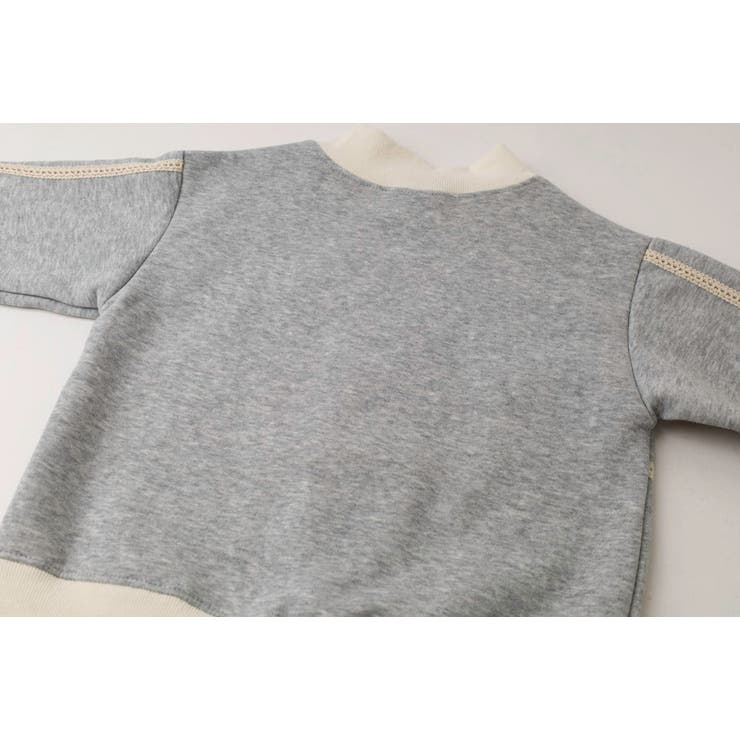 【2点セット】バイカラーフロントリボンデザインジップトップス＋ストレートパンツ | URBAN CHERRY | 詳細画像31 