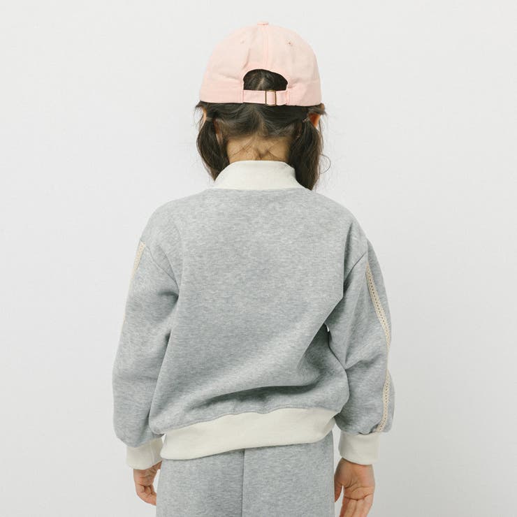 【2点セット】バイカラーフロントリボンデザインジップトップス＋ストレートパンツ | URBAN CHERRY | 詳細画像9 