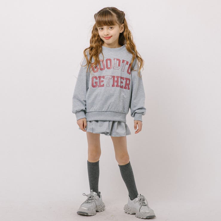 【2点セット】フロントロゴデザイントレーナー＋プリーツスカート | URBAN CHERRY | 詳細画像15 