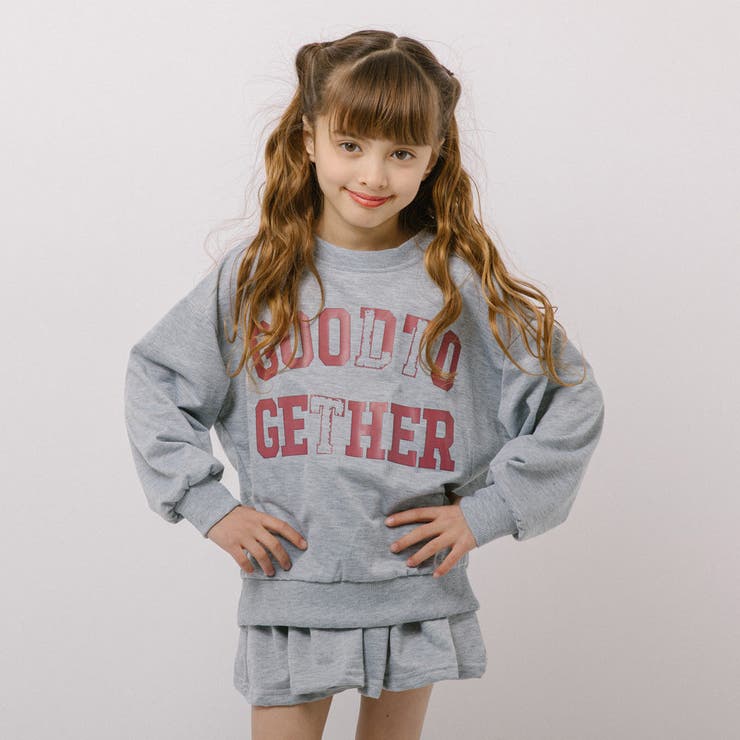 【2点セット】フロントロゴデザイントレーナー＋プリーツスカート | URBAN CHERRY | 詳細画像8 