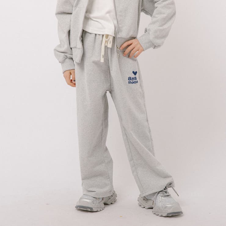 【2点セット】ハートロゴプリントパーカー＋ストレートパンツ | URBAN CHERRY | 詳細画像16 