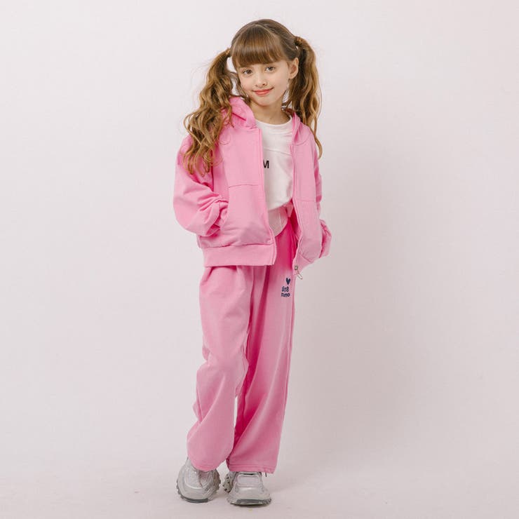 【2点セット】ハートロゴプリントパーカー＋ストレートパンツ | URBAN CHERRY | 詳細画像18 