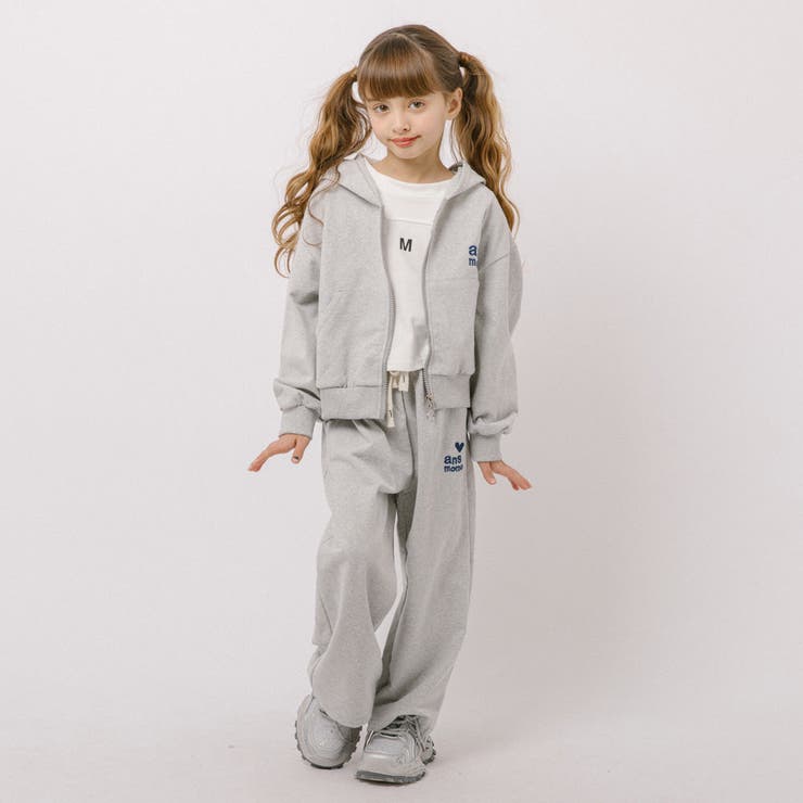 【2点セット】ハートロゴプリントパーカー＋ストレートパンツ | URBAN CHERRY | 詳細画像20 