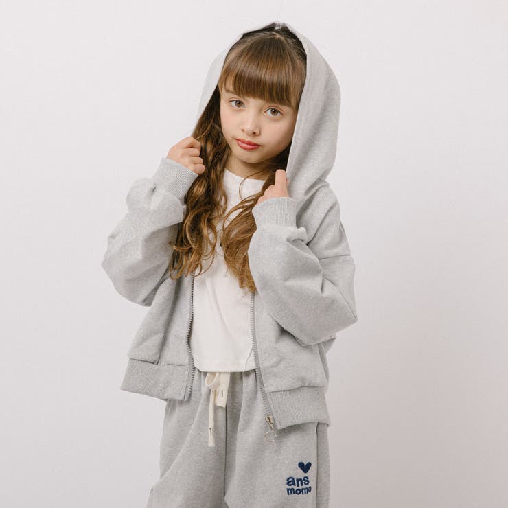 【2点セット】ハートロゴプリントパーカー＋ストレートパンツ | URBAN CHERRY | 詳細画像21 