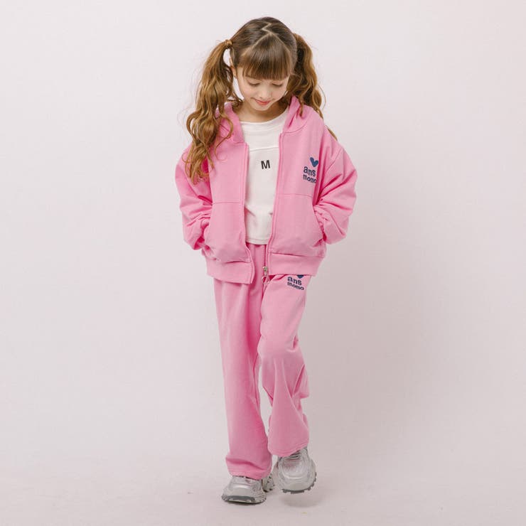 【2点セット】ハートロゴプリントパーカー＋ストレートパンツ | URBAN CHERRY | 詳細画像43 