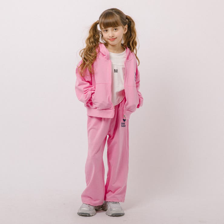 【2点セット】ハートロゴプリントパーカー＋ストレートパンツ | URBAN CHERRY | 詳細画像44 