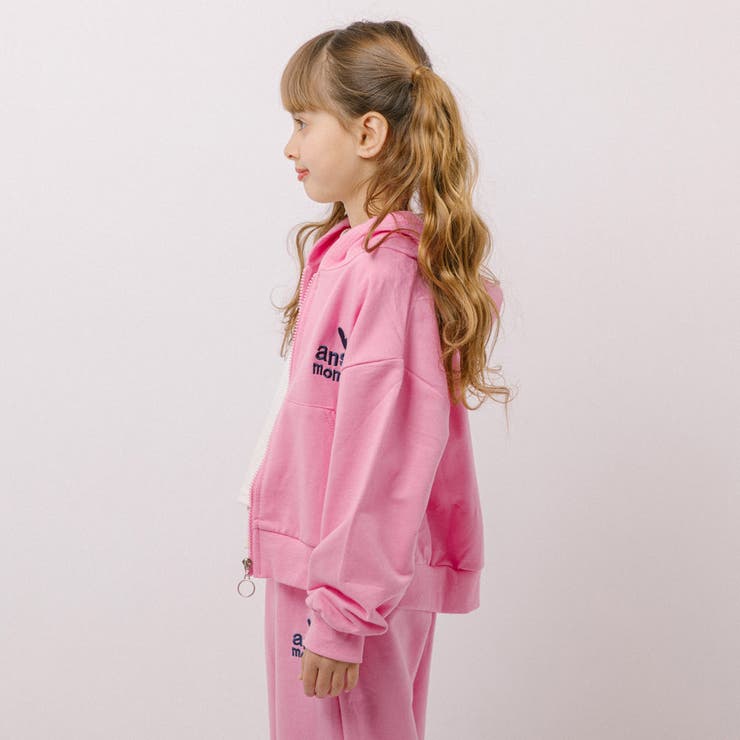 【2点セット】ハートロゴプリントパーカー＋ストレートパンツ | URBAN CHERRY | 詳細画像8 