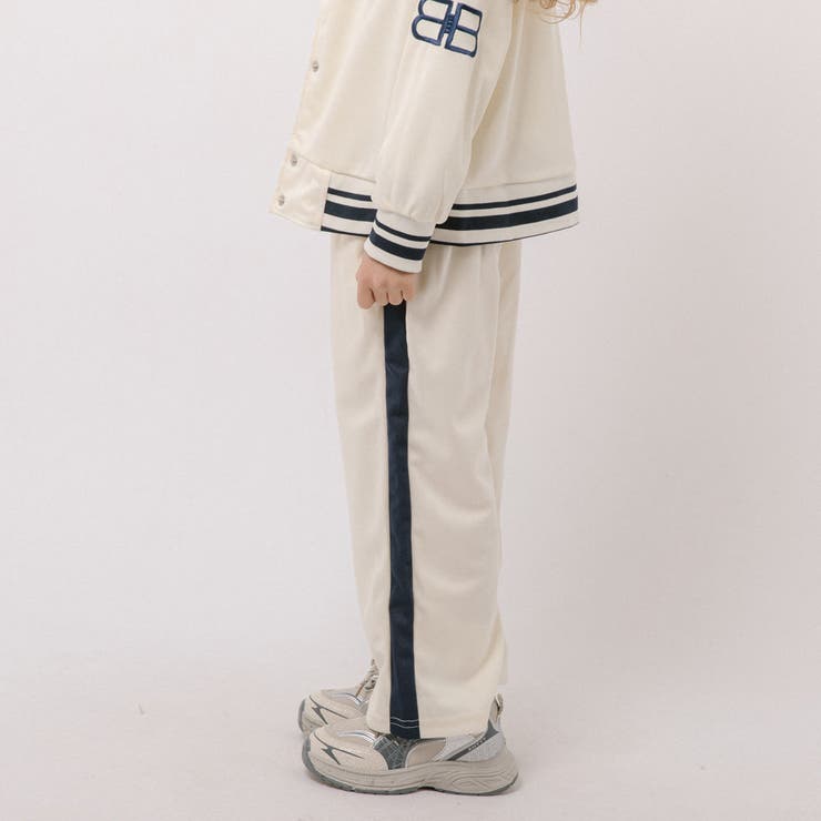 【2点セット】ロゴデザインラインブルゾン＋ストレートパンツ | URBAN CHERRY | 詳細画像14 