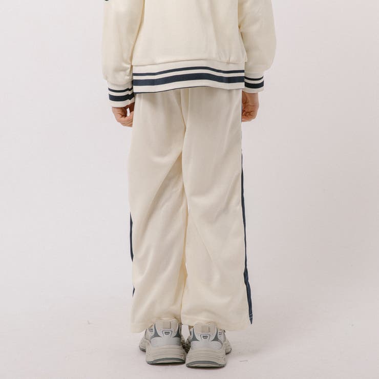 【2点セット】ロゴデザインラインブルゾン＋ストレートパンツ | URBAN CHERRY | 詳細画像15 
