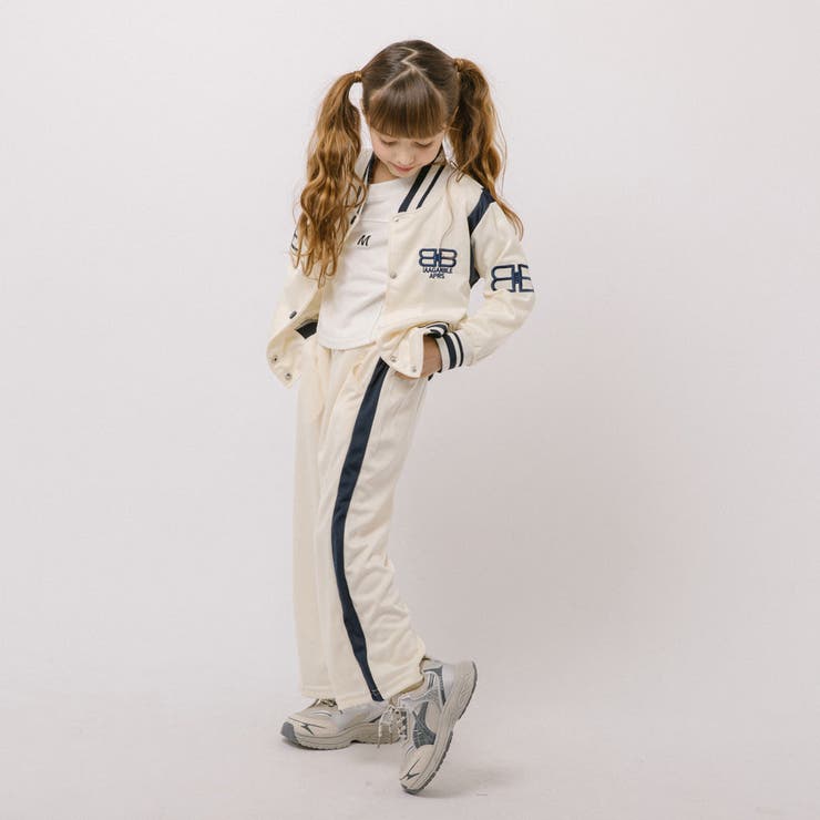 【2点セット】ロゴデザインラインブルゾン＋ストレートパンツ | URBAN CHERRY | 詳細画像17 