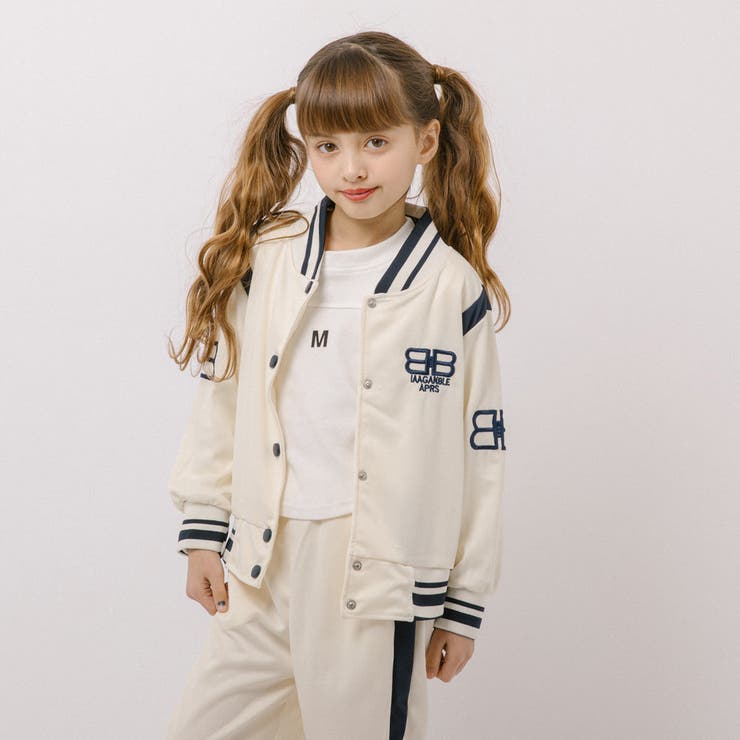 【2点セット】ロゴデザインラインブルゾン＋ストレートパンツ | URBAN CHERRY | 詳細画像8 